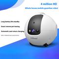 SRIHOME DH013 AI Smart kamerarobot til overvågning af kæledyr med opladningsstation - Hvid