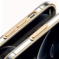 Sulada Gradient Plating Frame iPhone 14 TPU Cover - Lilla