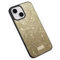 Sulada Glitter Series iPhone 14 Belagt Cover - Guld