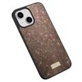 Sulada Glitter Series iPhone 14 Belagt Cover - Brun