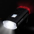 SUNRIMOON Vandtæt LED-cykellygte USB genopladelig lampe 100 lumen for/baglygte cykelhjelmslampe