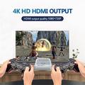 SUPER CONSOLE X Bærbar minispilkonsol med 2 trådløse controllere 3D HD Home Game Box (128 GB) - EU-stik