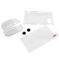 SW369 6-i-1 Clear Case Kit til Nintendo Switch, Anti-Scratch Shell Cover med skærmbeskytter og grebshætter