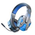 SY-T830 kablet/trådløst over-ear-headset med LED-lys Bluetooth Dual Mode Low Latency E-sport gaming-hovedtelefon - blå