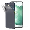 Saii 2-i-1 Samsung Galaxy S22 5G TPU Cover & Hærdet Glas Skærmbeskyttelse