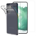 Saii 2-i-1 Samsung Galaxy S22+ 5G TPU Cover & Glas Skærmbeskyttelse