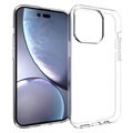 Saii 2-i-1 iPhone 14 Pro TPU Cover & Skærmbeskyttelse Hærdet Glas