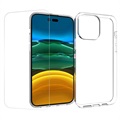 Saii 2-i-1 iPhone 14 Pro Max TPU Cover & Hærdet Glas Skærmbeskyttelse