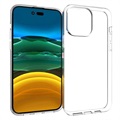 Saii 2-i-1 iPhone 14 Pro Max TPU Cover & Skærmbeskyttelse Hærdet Glas