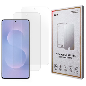 Samsung Galaxy S25 Edge Saii 3D Premium Skærmbeskyttelse Hærdet Glas - 9H - 2 Stk.