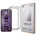 Saii 3D Premium iPhone 14 Plus Hærdet Glas - 2 Stk.