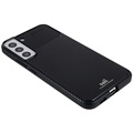 Saii Karbonfiber Samsung Galaxy S22 5G TPU Cover - Sort