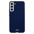 Saii Karbonfiber Samsung Galaxy S22 5G TPU Cover - Blå