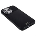 Saii Karbonfiber iPhone 13 Pro Max TPU Cover - Sort