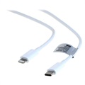 Saii Hurtig USB-C / Lightning Kabel - 1m (Open Box - Fantastisk stand) - Hvid