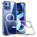 Saii Magnetisk Serie iPhone 12 mini Hybrid Cover - Gennemsigtig