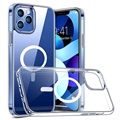 Saii Magnetisk Series iPhone 12 Pro Max Hybrid Cover - Gennemsigtig