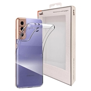 Saii Premium Skridsikker Samsung Galaxy S21 5G TPU Cover - Gennemsigtig