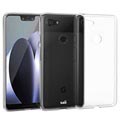 Saii Premium Skridsikker Google Pixel 3 XL TPU Cover - Gennemsigtig