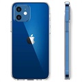 Saii Premium Skridsikker iPhone 12 Mini TPU Cover - Gennemsigtig