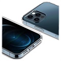 Saii Premium Skridsikker iPhone 12/12 Pro TPU Cover - Gennemsigtig