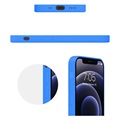 Saii Premium iPhone 13 Liquid Silikone Cover - Blå