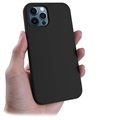 Saii Premium iPhone 13 Pro Liquid Silikone Cover - Sort