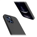 Saii Premium iPhone 13 Pro Liquid Silikone Cover - Sort