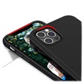 Saii Premium Liquid Silikone Cover iPhone 12/12 Pro - Sort