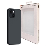 Saii Premium iPhone 14 Liquid Silikone Cover - Sort