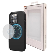 iPhone 15 Pro Max Saii Premium MagSafe Liquid Silikone Cover - Sort