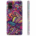 Samsung Galaxy A51 TPU Cover - Abstrakte Blomster