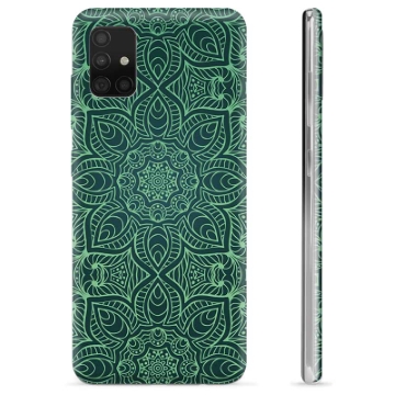 Samsung Galaxy A51 TPU Cover - Grøn Mandala