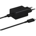 Samsung Hurtig rejseoplader og USB-C-kabel EP-T1510EBE - 15W - Bulk - Sort