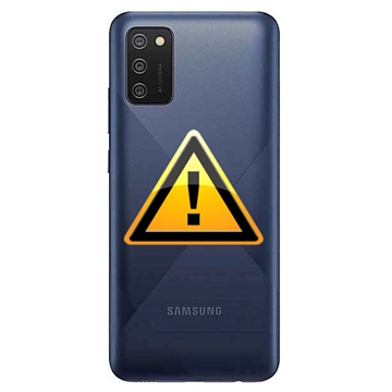 Samsung Galaxy A03s Bag Cover Reparation - Blå