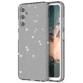 Samsung Galaxy A05s Stylish Glitter Series TPU Cover - Gennemsigtig Sort