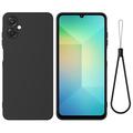 Samsung Galaxy A06 5G Flydende silikone cover med håndrem