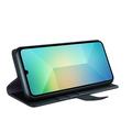 Samsung Galaxy A06 5G Læderpung med Stativ - Sort