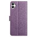 Samsung Galaxy A06 Mandala Series Etui med Pung - Lilla