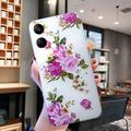 Samsung Galaxy A06 Stilfuld Ultra-Slim TPU Cover - Rose Blomst