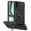 Samsung Galaxy A07 4G/5G Roterende Ring Hybrid Cover med Kameraskjold