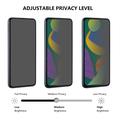 Samsung Galaxy A07 4G/A06 Privacy Skærmbeskyttelse Hærdet Glas - 9H