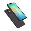 Samsung Galaxy A07 4G Stødsikkert Silikone Cover - sort