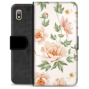 Samsung Galaxy A10 Premium Flip Cover med Pung - Floral
