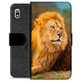 Samsung Galaxy A10 Premium Flip Cover med Pung - Løve