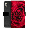 Samsung Galaxy A10 Premium Flip Cover med Pung - Rose