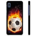 Samsung Galaxy A10 Beskyttende Cover - Fodbold Flamme