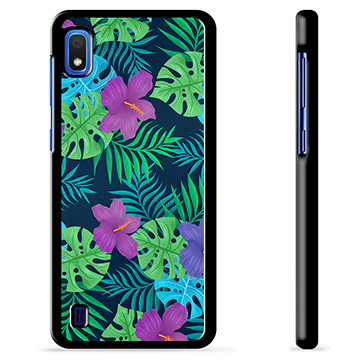Samsung Galaxy A10 Beskyttende Cover - Tropiske Blomster