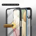 Samsung Galaxy A12 360 Beskyttelse Cover - Sort / Klar