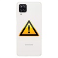 Samsung Galaxy A12 Bag Cover Reparation - Hvid